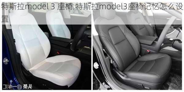 特斯拉model 3 座椅,特斯拉model3座椅记忆怎么设置