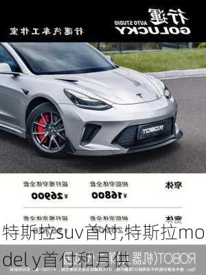 特斯拉suv首付,特斯拉model y首付和月供