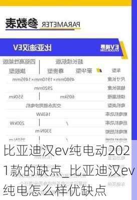 比亚迪汉ev纯电动2021款的缺点_比亚迪汉ev纯电怎么样优缺点