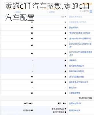 零跑c11汽车参数,零跑c11汽车配置