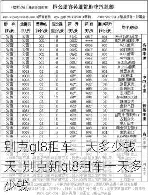 别克gl8租车一天多少钱一天_别克新gl8租车一天多少钱