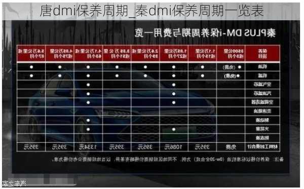 唐dmi保养周期_秦dmi保养周期一览表