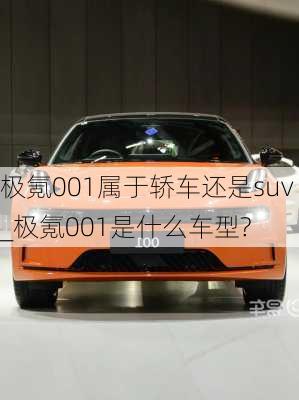 极氪001属于轿车还是suv_极氪001是什么车型?