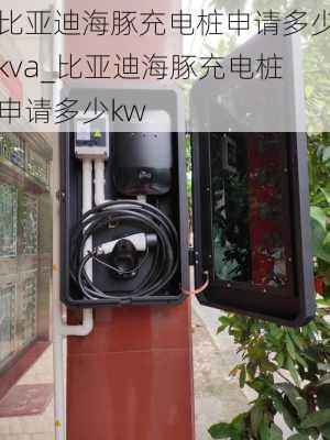 比亚迪海豚充电桩申请多少kva_比亚迪海豚充电桩申请多少kw