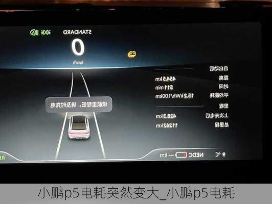 小鹏p5电耗突然变大_小鹏p5电耗