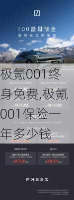 极氪001终身免费,极氪001保险一年多少钱