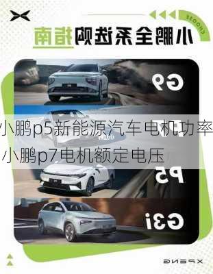 小鹏p5新能源汽车电机功率,小鹏p7电机额定电压