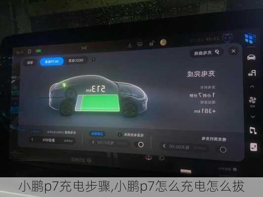 小鹏p7充电步骤,小鹏p7怎么充电怎么拔