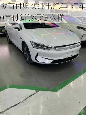 零首付购买纯电汽车_汽车0首付新能源怎么样