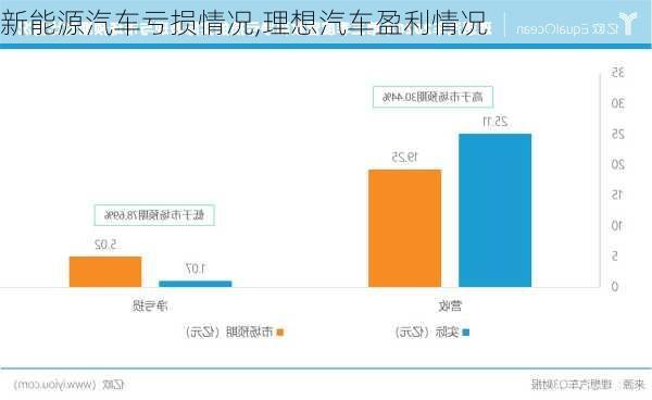 新能源汽车亏损情况,理想汽车盈利情况