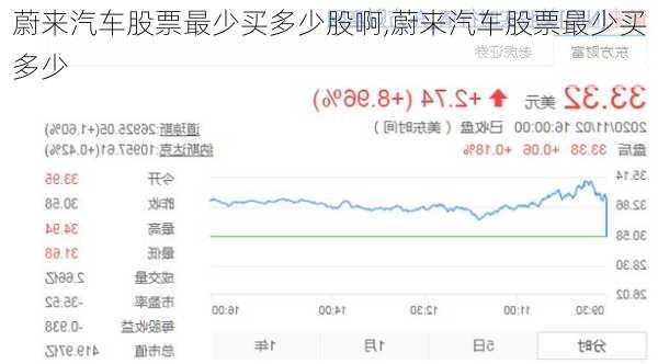 蔚来汽车股票最少买多少股啊,蔚来汽车股票最少买多少