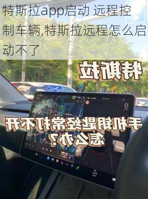 特斯拉app启动 远程控制车辆,特斯拉远程怎么启动不了