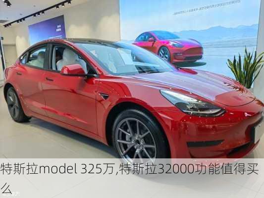 特斯拉model 325万,特斯拉32000功能值得买么