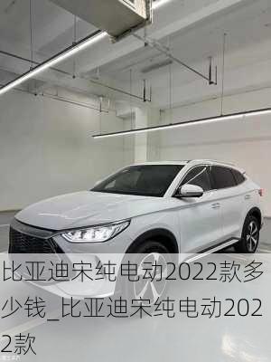 比亚迪宋纯电动2022款多少钱_比亚迪宋纯电动2022款