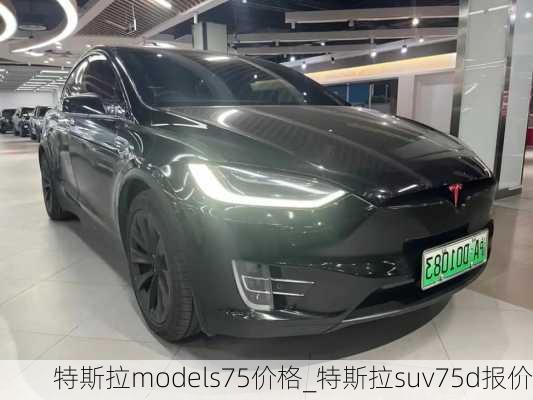 特斯拉models75价格_特斯拉suv75d报价