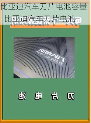 比亚迪汽车刀片电池容量_比亚迪汽车刀片电池