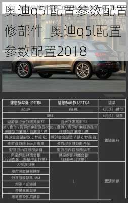 奥迪q5l配置参数配置修部件_奥迪q5l配置参数配置2018