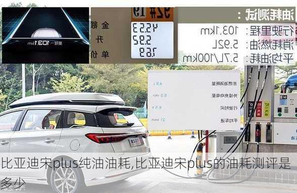 比亚迪宋plus纯油油耗,比亚迪宋plus的油耗测评是多少