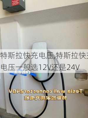 特斯拉快充电压,特斯拉快充电压一般选12V还是24V