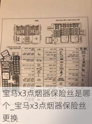 宝马x3点烟器保险丝是哪个_宝马x3点烟器保险丝更换