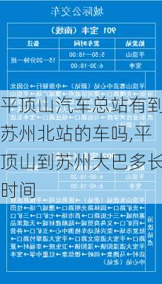 平顶山汽车总站有到苏州北站的车吗,平顶山到苏州大巴多长时间