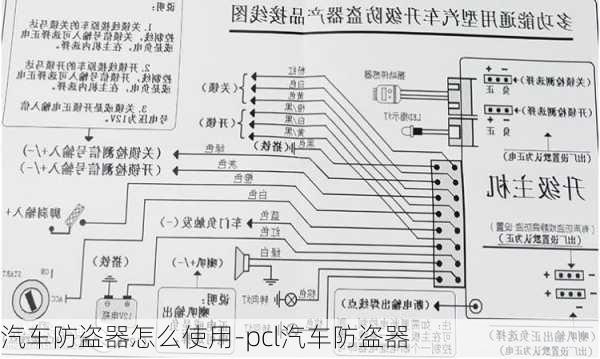 汽车防盗器怎么使用-pcl汽车防盗器