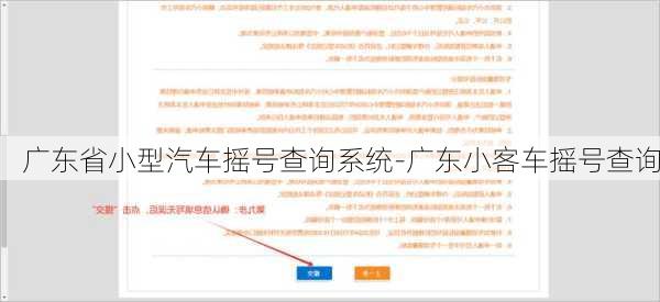 广东省小型汽车摇号查询系统-广东小客车摇号查询