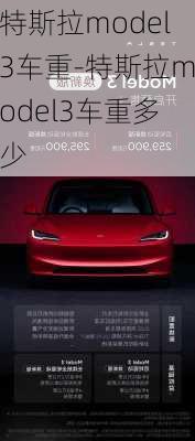 特斯拉model3车重-特斯拉model3车重多少