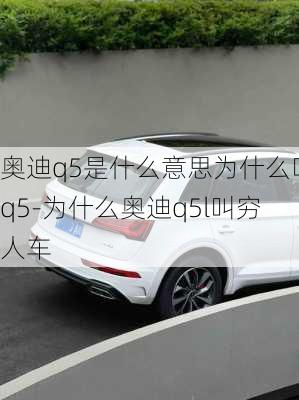 奥迪q5是什么意思为什么叫q5-为什么奥迪q5l叫穷人车