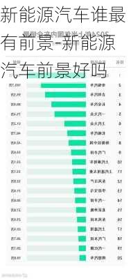 新能源汽车谁最有前景-新能源汽车前景好吗