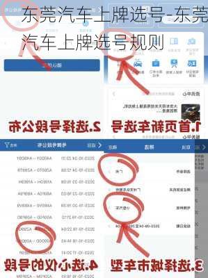 东莞汽车上牌选号-东莞汽车上牌选号规则