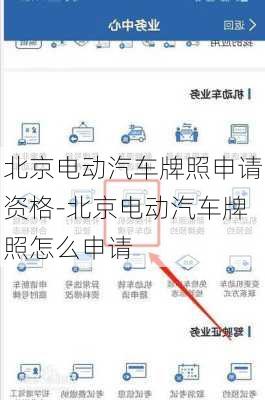 北京电动汽车牌照申请资格-北京电动汽车牌照怎么申请
