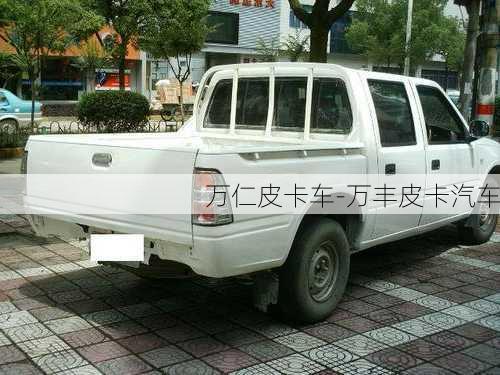 万仁皮卡车-万丰皮卡汽车