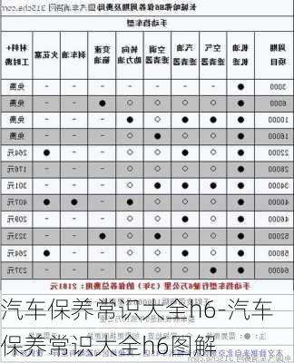 汽车保养常识大全h6-汽车保养常识大全h6图解