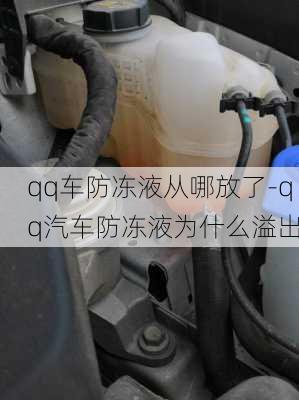 qq车防冻液从哪放了-qq汽车防冻液为什么溢出