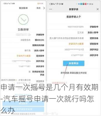 申请一次摇号是几个月有效期-汽车摇号申请一次就行吗怎么办