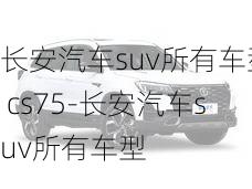 长安汽车suv所有车型 cs75-长安汽车suv所有车型