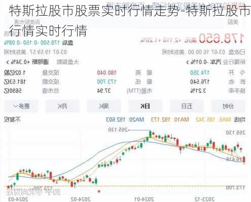 特斯拉股市股票实时行情走势-特斯拉股市行情实时行情