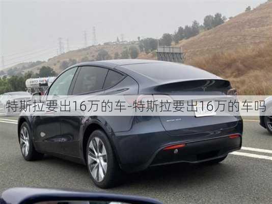 特斯拉要出16万的车-特斯拉要出16万的车吗