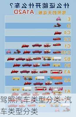 驾照汽车类型分类-汽车类型分类