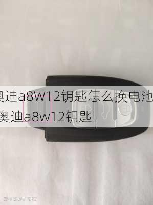 奥迪a8W12钥匙怎么换电池-奥迪a8w12钥匙