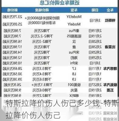 特斯拉降价伤人伤己多少钱-特斯拉降价伤人伤己