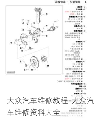 大众汽车维修教程-大众汽车维修资料大全