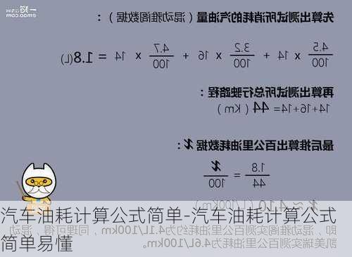 汽车油耗计算公式简单-汽车油耗计算公式简单易懂