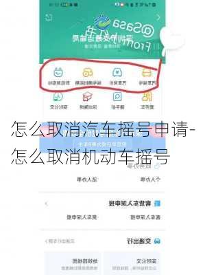 怎么取消汽车摇号申请-怎么取消机动车摇号