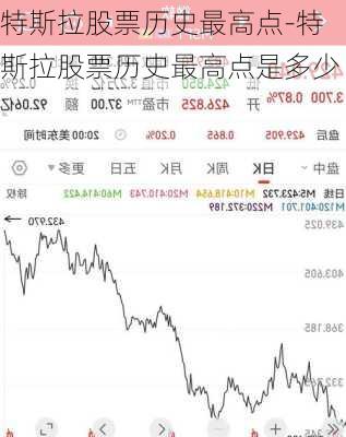 特斯拉股票历史最高点-特斯拉股票历史最高点是多少