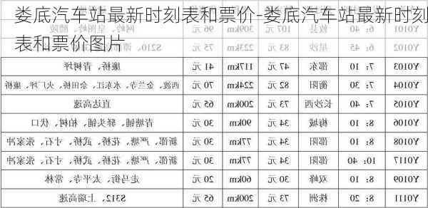 娄底汽车站最新时刻表和票价-娄底汽车站最新时刻表和票价图片