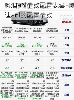 奥迪a6l参数配置表套-奥迪a6l的配置参数