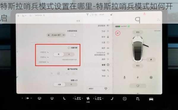 特斯拉哨兵模式设置在哪里-特斯拉哨兵模式如何开启