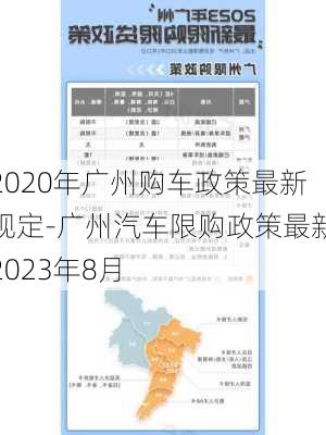 2020年广州购车政策最新规定-广州汽车限购政策最新2023年8月